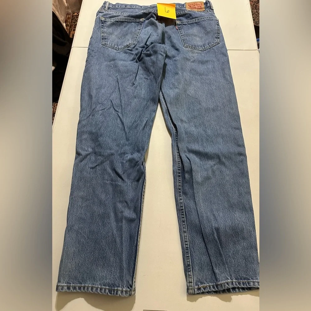 Men’s Levi’s 550 Jeans, dark stone wash, relaxed fit, 36x34.  MULTIPLE PAIRS!